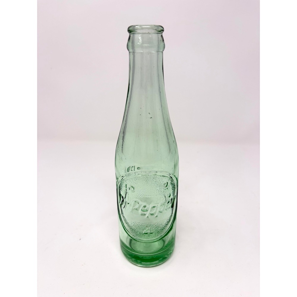 Vintage Dr Pepper 10 2 4 Green Glass Bottle Lenoir City TN Soda Collectible